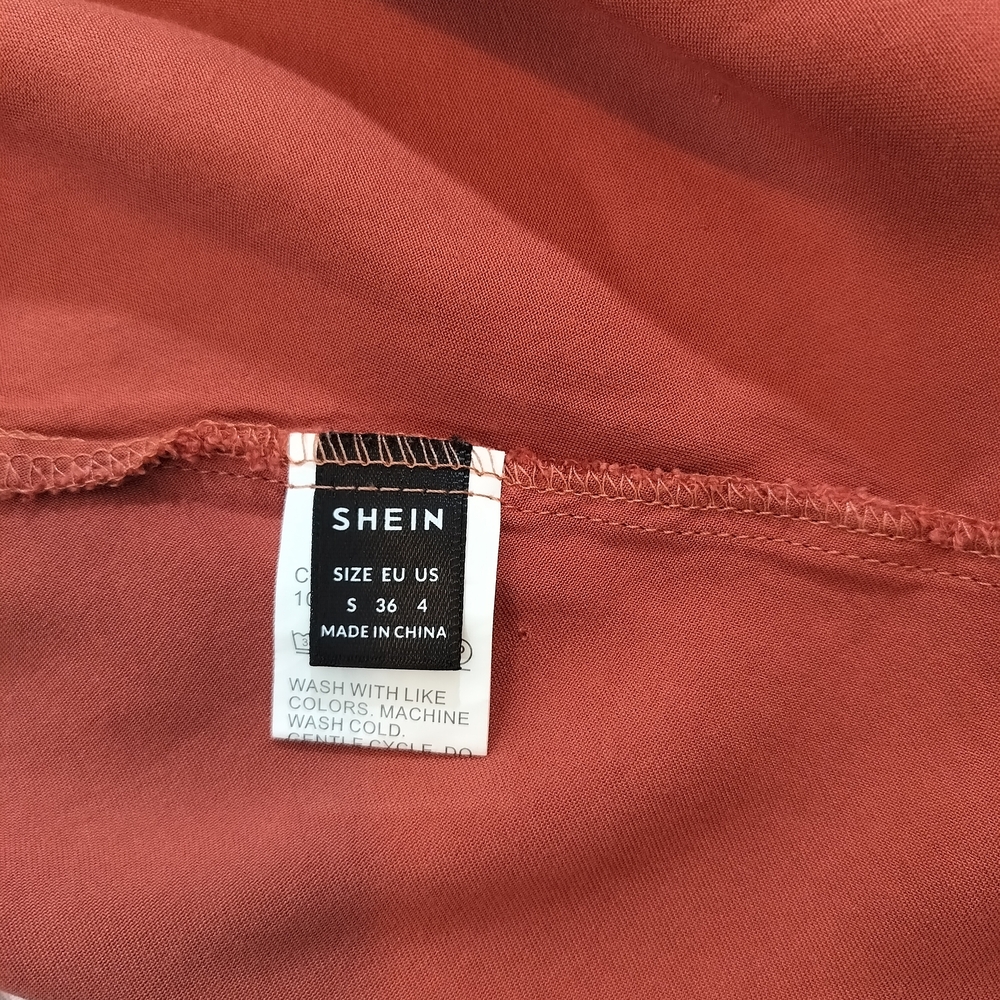 SHEIN Rust Mini Dress - Picture 5 of 5
